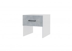 Спальный гарнитур VICTOR (модульный) Белый-Бетон в Асбесте - asbest.mebel24.online | фото 5