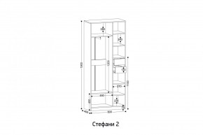 СТЕФАНИ-2 Шкаф в Асбесте - asbest.mebel24.online | фото 2
