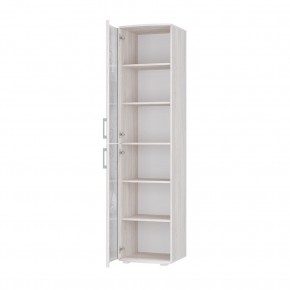 Стеклопенал Флоренция (ясень белый) в Асбесте - asbest.mebel24.online | фото 2