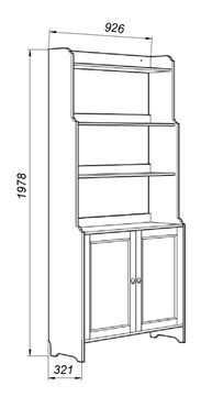 Стеллаж 20 Вествик, массив сосны, цвет белый в Асбесте - asbest.mebel24.online | фото 2