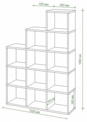 Стеллаж Бартоло СЛД 5 в Асбесте - asbest.mebel24.online | фото 2