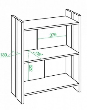 Стеллаж Домино Лайт СТЛ-ОН в Асбесте - asbest.mebel24.online | фото 2