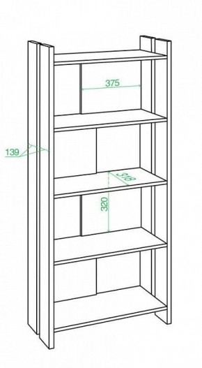 Стеллаж Домино Лайт СТЛ-ОВ в Асбесте - asbest.mebel24.online | фото 3