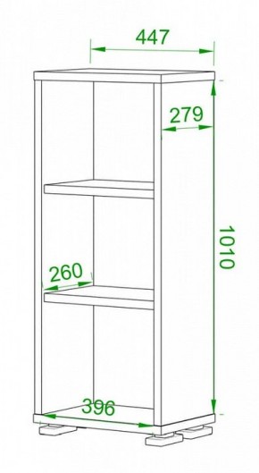 Стеллаж Домино нельсон ПУ-10-1 в Асбесте - asbest.mebel24.online | фото 2