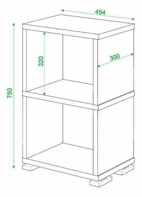 Стеллаж Домино СБ-15/2 в Асбесте - asbest.mebel24.online | фото 2