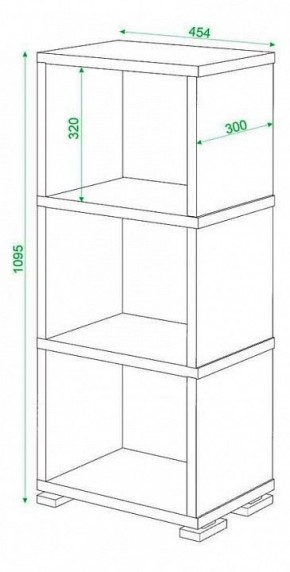 Стеллаж Домино СБ-15/3 в Асбесте - asbest.mebel24.online | фото 2