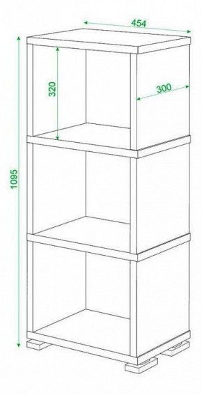 Стеллаж Домино СБ-15/3 в Асбесте - asbest.mebel24.online | фото 2