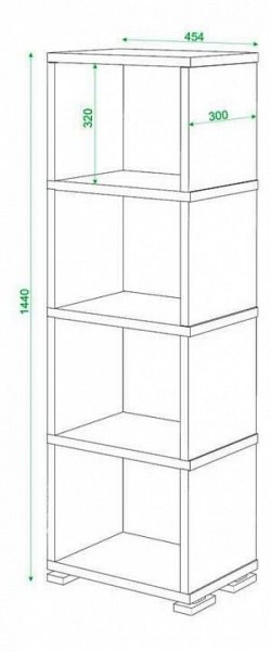 Стеллаж Домино СБ-15/4 в Асбесте - asbest.mebel24.online | фото 3