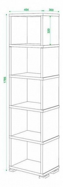 Стеллаж Домино СБ-15/5 в Асбесте - asbest.mebel24.online | фото 3