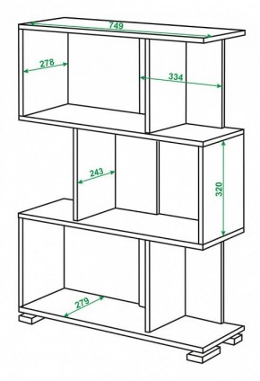 Стеллаж Домино СЛ-5-3 в Асбесте - asbest.mebel24.online | фото 2