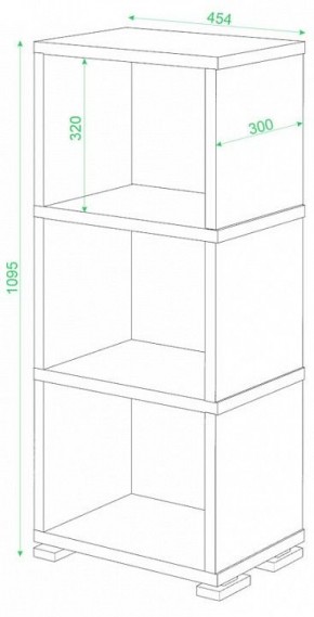 Стеллаж-колонка Домино СБ-15/3 в Асбесте - asbest.mebel24.online | фото 3