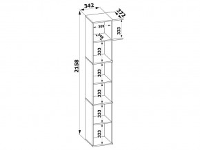 Стеллаж-колонка ШУ-20 в Асбесте - asbest.mebel24.online | фото 2