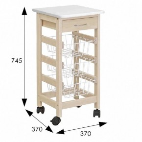 Стеллаж С ящиком и корзинами в Асбесте - asbest.mebel24.online | фото 7