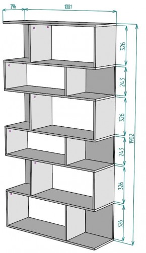 Стеллаж S10 в Асбесте - asbest.mebel24.online | фото 2