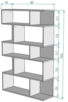 Стеллаж S11 в Асбесте - asbest.mebel24.online | фото 2