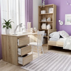 Стеллаж СИРИУС широкий, с пятью полками, цвет Дуб Сонома в Асбесте - asbest.mebel24.online | фото 3