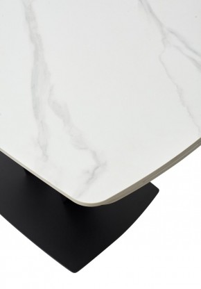 Стол ALATRI 120 MATT WHITE MARBLE SOLID CERAMIC / BLACK, ®DISAUR в Асбесте - asbest.mebel24.online | фото 11