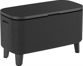 Стол Беви Бар (Bevy Bar Large Cool Bar), графит в Асбесте - asbest.mebel24.online | фото 2