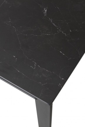 Стол CORNER 120 MATT BLACK MARBLE SOLID CERAMIC / BLACK, ®DISAUR в Асбесте - asbest.mebel24.online | фото 5