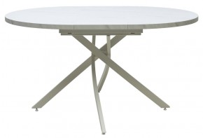Стол ДАРИО D110 раскладной Мрамор Леванто/ Белый каркас М-City в Асбесте - asbest.mebel24.online | фото 5