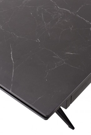 Стол FORIO 160 MATT BLACK MARBLE SOLID CERAMIC / BLACK, ®DISAUR в Асбесте - asbest.mebel24.online | фото 9