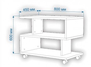 Стол журнальный Домино Нельсон СЖ-1 в Асбесте - asbest.mebel24.online | фото 2