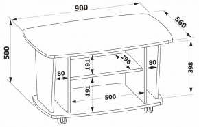 Стол журнальный СЖ-3 в Асбесте - asbest.mebel24.online | фото 3