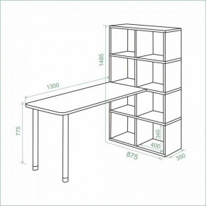 Стол компьютерный Bartolo в Асбесте - asbest.mebel24.online | фото 2