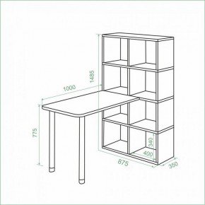 Стол компьютерный Bartolo в Асбесте - asbest.mebel24.online | фото 3