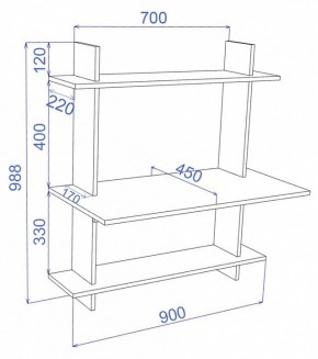 Стол компьютерный Cross СтТ3 в Асбесте - asbest.mebel24.online | фото 2