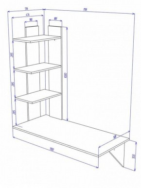 Стол компьютерный Домино Cross СтТ5 в Асбесте - asbest.mebel24.online | фото 2