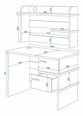 Стол компьютерный Домино нельсон СД-15 в Асбесте - asbest.mebel24.online | фото 3