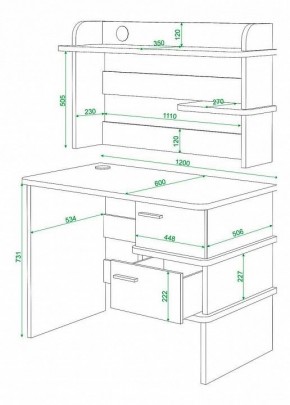 Стол компьютерный Домино нельсон СД-15 в Асбесте - asbest.mebel24.online | фото 3