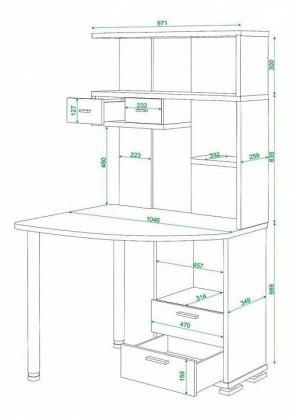 Стол компьютерный Домино нельсон СК-20 в Асбесте - asbest.mebel24.online | фото 5