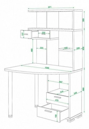 Стол компьютерный Домино нельсон СК-20 в Асбесте - asbest.mebel24.online | фото 5