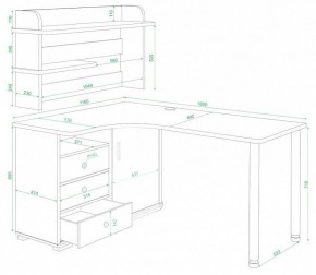 Стол компьютерный Домино нельсон СР-165М в Асбесте - asbest.mebel24.online | фото 2