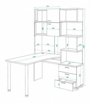 Стол компьютерный Домино нельсон СР-500М140 в Асбесте - asbest.mebel24.online | фото 3