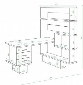 Стол компьютерный Домино нельсон СР-520 в Асбесте - asbest.mebel24.online | фото 2