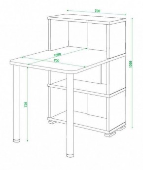 Стол компьютерный Домино СБ-10М3 в Асбесте - asbest.mebel24.online | фото 3