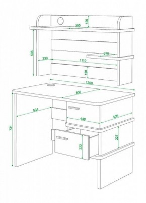 Стол компьютерный Домино СД-15 в Асбесте - asbest.mebel24.online | фото 4