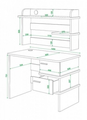 Стол компьютерный Домино СД-15 в Асбесте - asbest.mebel24.online | фото 3