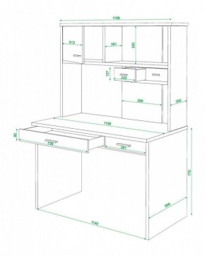 Стол компьютерный Домино СК-60 в Асбесте - asbest.mebel24.online | фото 2