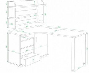 Стол компьютерный Домино СР-145М в Асбесте - asbest.mebel24.online | фото 2