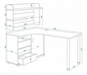 Стол компьютерный Домино СР-145М в Асбесте - asbest.mebel24.online | фото 5