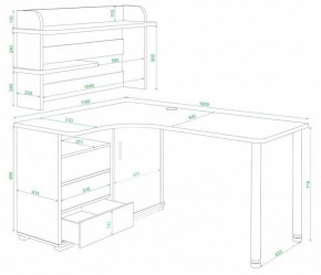 Стол компьютерный Домино СР-145М в Асбесте - asbest.mebel24.online | фото 2