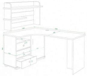 Стол компьютерный Домино СР-165 в Асбесте - asbest.mebel24.online | фото 2