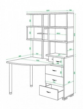 Стол компьютерный Домино СР-320 в Асбесте - asbest.mebel24.online | фото 5