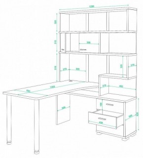 Стол компьютерный Домино СР-420/130 в Асбесте - asbest.mebel24.online | фото 2