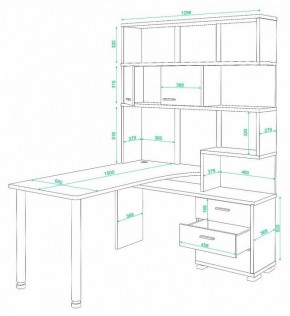 Стол компьютерный Домино СР-420/150 в Асбесте - asbest.mebel24.online | фото 2