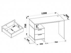 Стол компьютерный КСТ-114 в Асбесте - asbest.mebel24.online | фото 4